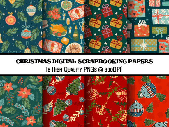 Download Christmas Digital Scrapbooking Papers - Digital scrapbooking papers Collection