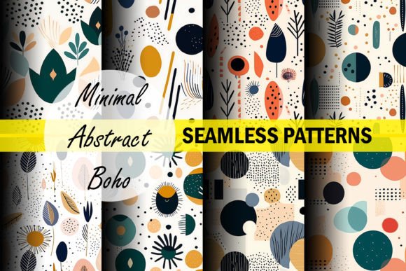 Download Minimal Abstract, Boho Seamless Patterns - Minimal abstract Collection