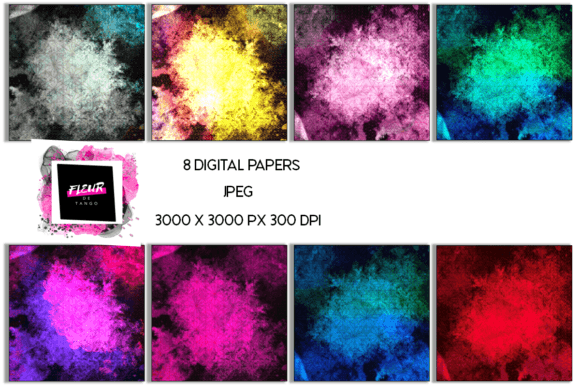 Download Grunge Digital Scrapbooking Papers Set - Digital scrapbooking papers Collection